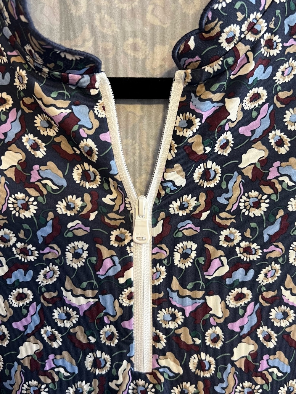 Ralph Lauren RLX Performance Floral Tennis Golf Dress Zip Neck | Women’s Large - Picture 3 of 7